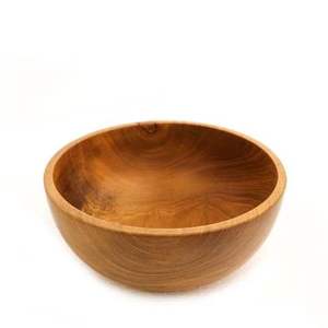 Bol de service en bois fait main, écologique, très tendance, style luxueux, pour la nourriture, les fruits, les collations, la table basse, le comptoir, la présentation - Product Image 3