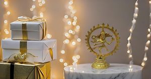 Latón Idol Lord Shiva bailando Natraj Murti Nataraja estatua decoración del hogar Metal hecho a mano Art Deco accesorios de decoración del hogar - Product Image 5