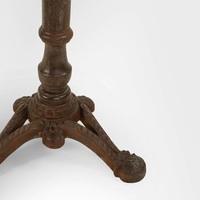 Base de Mesa de Comedor Redonda Plegable de Hierro Fundido, Estilo Rústico Moderno, para Hogar, Hotel, Almacén, Taller o Entrada - Mueble Metálico Resistente