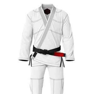 100% algodón Jiujitsu uniforme DOBLE TEJIDO Bjj Judo Gi Kimono algodón Judo traje Judo uniforme - Product Image 4