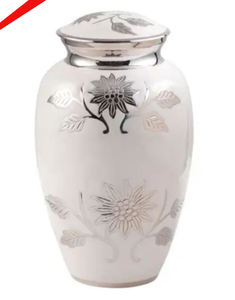 Premium Quality Flower Antique <b>Keepsake</b> <b>Ashes</b> Adult Cremation Urns - Product Image 2