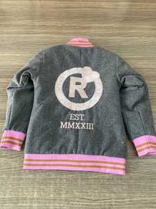 Chaqueta universitaria de lana de último diseño para hombre, parches bordados con cuello levantado de invierno, parches con logotipo personalizado, trabajo de chenilla - Product Image 4