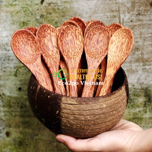 ชามไม้และช้อนทำมือ เป็นมิตรกับสิ่งแวดล้อม คลาสสิก ใช้ในบ้าน 100% ธรรมชาติ คุณภาพสูง ผลิตในเวียดนาม - Product Image 3