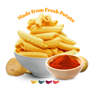 Potato Man - Palitos de Camote Fritos con Sabor a Queso, Bajos en Grasa, Listos para Comer, Bolsa de 0.7 kg - Product Image 4