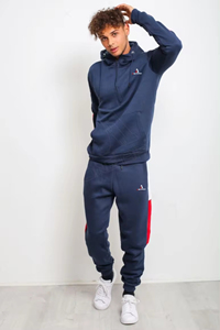 Nouvel arrivage de survêtements de football pour hommes personnalisés ensemble de survêtements de jogging uni zippé en polaire à logo pour hommes sweats à capuche - Product Image 2
