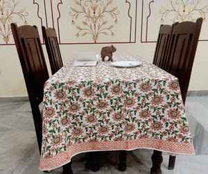 Tela de Lona de Algodón Premium de Alta Calidad, Hecha a Mano con Estampado a Bloque, Ecológica, 280 GSM, Peso Medio, para Bolsas Artesanales, Niños y Niñas - Product Image 1