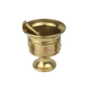 Mortero y Maja de cobre y latón Precio barato Juego de mortero y Maja más vendidos para moler para triturar frutas secas Herramientas de cocina para triturar - Product Image 5