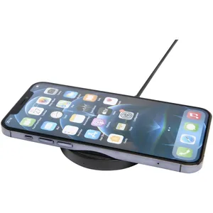 Stazione di Ricarica Wireless Freal da 15 W, Gadget Promozionale USB Realizzato con Plastica Riciclata - Product Image 2