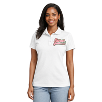 T-shirt blanc pour femmes de sororité, style universitaire grec, élégant, décontracté, tricoté, respirant, manches courtes, rose et vert