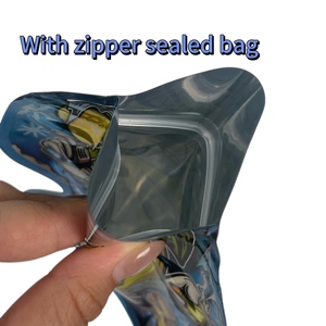 New Design Exotic Die Cut Zip Lock Mylar Bags with Irregular Special Shape Window <b>Box</b> in Stock - Product Image 6