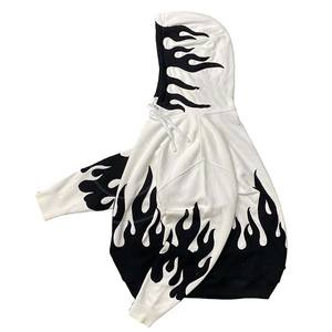 ผ้าฟลีซคุณภาพสูงเนื้อหนาสำหรับเสื้อฮู้ดผู้ชาย 310 กรัม โพลีเอสเตอร์/คอตตอน เสื้อสตรีทแวร์แบบสั่งทำ เสื้อสเวตเชิ้ตฤดูหนาว - Product Image 4