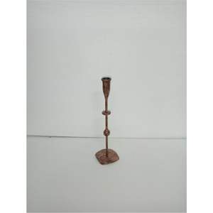 Bougeoirs en métal finition cuivre antique en gros |   Support de bougie conique de luxe forgé à la main, décoration de mariage, centre de table - Product Image 5