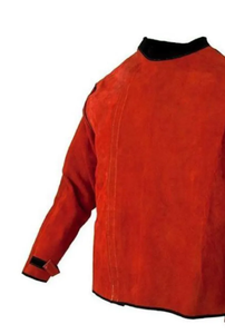 Ropa de soldador Unisex de seguridad profesional, chaquetas de soldadura de cuero de vaca de alta resistencia, chaquetas de cuero de soldadura personalizadas para jóvenes - Product Image 3