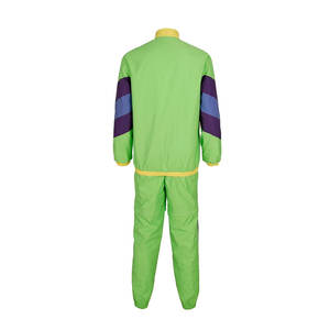 Survêtements en nylon pour hommes 2026, coupe ample, coupe-vent, réversibles, à double fermeture éclair, avec empiècements, deux pièces, OEM - Product Image 4