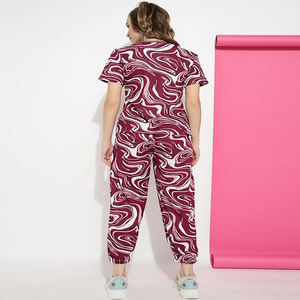 Cord-Set Vestido de ajuste regular para mujer Cuello redondo Vestido informal Mujer Ropa de verano Top and Bottom cord-Set - Product Image 3