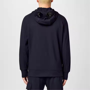 Sweats à capuche d'hiver pour hommes Polyester/Coton Motif solide Fermeture à glissière Séchage rapide et respirant Conception personnalisée de haute qualité - Product Image 3