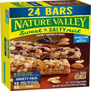 Thanh granola thung lũng thiên nhiên, gói nhiều loại ngọt và mặn, 24 Ct