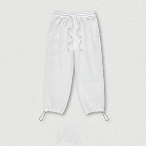 Women's 100% Cotton High Waist Solid Color Casual Oversized Heavyweight Baggy <b>Jogger</b> Pants Flat Streetwear for Winter - Product Image 3