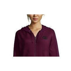 เสื้อฮู้ดซิป Champion Women's Heritage Herringbone สีม่วง ไซส์เล็ก - เสื้อสเวตเชิร์ตโปรโมชั่น - Product Image 2