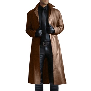 2024 Best Selling Men's Casual Style Lightweight Sustainable Quick-Dyed Winter Windproof <b>Stand</b> Jacket Breathable Genuine Leather - Product Image 5