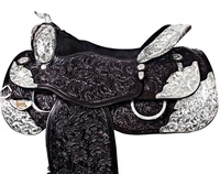 100% ENSEMBLE DE TACK DE SELLE ANGLAISE EN CUIR VÉRITABLE PREMIUM POUR L'ÉQUITATION WESTERN HORSE DESIGN PERSONNALISABLE SOFTY SEAT INDIA TRIDENT