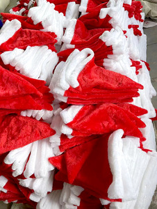 Christmas <b>Hat</b> Long Velvet Short Velvet <b>Hat</b> New Christmas <b>Party</b> christmas santa <b>hat</b> - Product Image 2