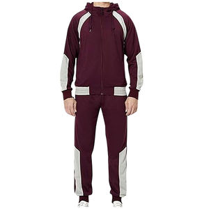 Conjunto Deportivo Reflectante para Hombre con Diseño de Contraste, Ropa Deportiva Transpirable, Sudadera con Capucha para Gimnasio, Chaqueta Cortavientos de Compresión, Chándal para Hombre - Product Image 3