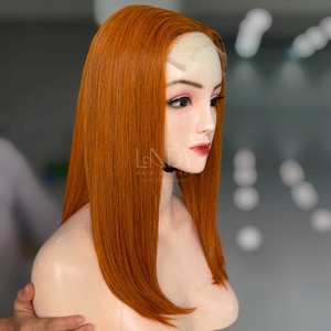 Perruque frontale droite couleur naturelle avec dentelle HD, 100% cheveux humains vietnamiens, vente en gros de vrais cheveux vietnamiens - Product Image 6