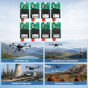 Module émetteur-récepteur optique TTL DC 5V à 26V pour drone UAV, convertisseur fibre optique, unité aérienne, unité terrestre, extrémités A et B - Product Image 4