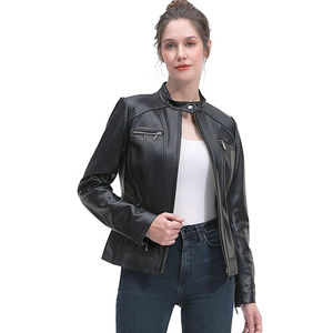 Chaquetas de mujer de piel de oveja auténtica, diseño personalizado de alta calidad, chaqueta de invierno para mujer, característica transpirable - Product Image 1