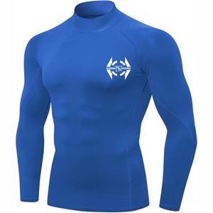 เสื้อรัดกล้ามแบบปรับแต่งได้สำหรับกีฬาแรชการ์ด MMA ชุดว่ายน้ำผู้ชาย ป้องกันรังสียูวี ระบายอากาศได้ดี แขนยาว ผ้าสแปนเด็กซ์/โพลีเอสเตอร์ 240 กรัม พิมพ์ลายดิจิทัล - Product Image 6