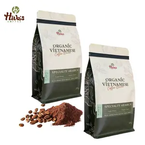 Direct factory VIETNAM <b>COFFEE</b> <b>BEAN</b> Roasted ARABICA single origin 0.25Kg Rich Aroma Of Ripe Fruits <b>chocolate</b> Sweet flash delivery - Product Image 1
