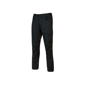 Pantalon U-POWER Workwear Stretch CVC avec BRAVO TOP Noir Couleur Carbone - Product Image 1