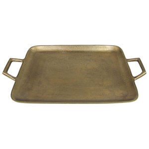 Premium Brass Gold Plated Metal Food Serving <b>Tray</b> Customized Shape <b>Large</b> Size Elegant Server Ideal For Home Use And Events - Product Image 4