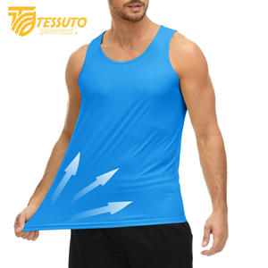 Camiseta sin mangas para hombre de punto de algodón transpirable 100% hecha a medida para gimnasio Fitness High Street Front Made Pakistán Servicio OEM disponible - Product Image 5