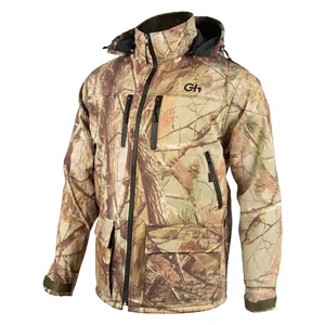 Veste de chasse Challenger Softshell Oak coupe-vent imperméable camouflage forêt fabriquée en Turquie en gros - Product Image 2