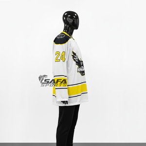 ชุดเสื้อฮ็อกกี้น้ำแข็งพิมพ์ลายซับลิเมชันผ้าโพลีเอสเตอร์ออกแบบฟรี - Product Image 4