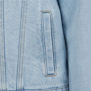 Veste en jean décontractée personnalisée pour hommes, grandes tailles, 100% coton, option logo sur le devant, respirante, veste d'hiver - Product Image 5