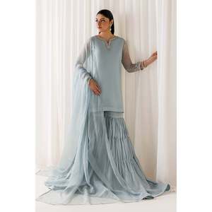 Conjunto de Traje de Gasa Bordado para Mujer EN-1294 - Product Image 1