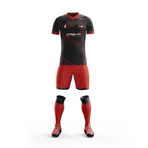 Venta al por mayor 2024 uniforme de fútbol de los hombres nuevo estilo transpirable ropa deportiva con logotipo personalizado precio de fábrica camiseta de fútbol - Product Image 1