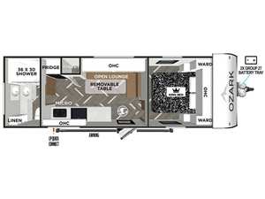 Nouveau 2026 F-o-r-e-s-t R-i-v-e-r Ozark 2300RBLE - Product Image 2