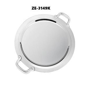 Plateau en métal artisanal élégant pour table, pour un style et une décoration récents, avec plateau sécurisé par Zahid Exports en Inde, grand grossiste - Product Image 2