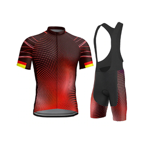 Vente chaude Nouvelle conception OEM Maillots de cyclisme Ensemble respirant Vêtements de vélo Impression par sublimation Vêtements de sport Uniformes de cyclisme - Product Image 4