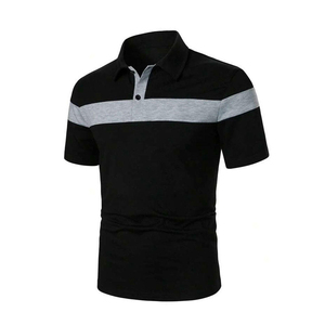 Nouveauté T-shirts polo de golf de haute qualité pour hommes, coton personnalisé respirant et à séchage rapide OEM, toile unie de haute qualité pour hommes - Product Image 2