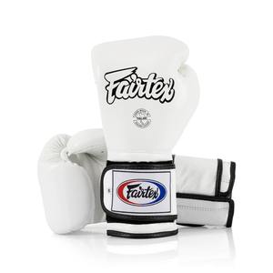 Gants de boxe Fairtex rouges en cuir véritable, équipement d'entraînement de Muay Thai, gants de sparring professionnels de 10 à 16 oz pour MMA et kickboxing - Product Image 5