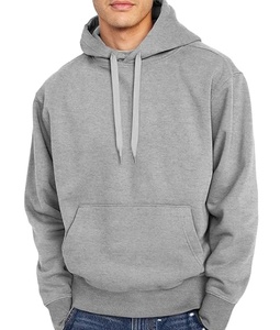 Sweat à capuche unisexe hiver, ultra-épais 420g, molleton coton/polyester, logo uni sur le devant - Product Image 1
