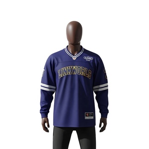 Camiseta de hockey personalizada para hombres, mujeres y niños con número de nombre personalizado y logotipo frontal de Diseño de equipo Servicio OEM suministrado - Product Image 2