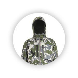 Chaqueta de Caza Personalizada para Hombre con Capucha, Transpirable e Impermeable, Talla Grande, Estilo Casual con Estampado, Hecha en Pakistán - Product Image 3