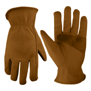 Gants en cuir grainé renforcé JNM SAFETY - Antistatiques, résistants à la chaleur, antidérapants, durables, avec serrage élastique pour usage industriel - Product Image 2