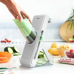 Cortador de Verduras Plegable 5 en 1 InnovaGoods Slichen, Mandolina de Plástico, Ecológico y Seguro, Operación Manual para Uso Doméstico - Product Image 1